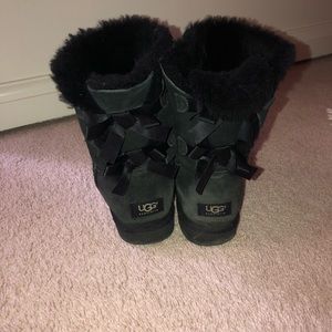 Black Bailey Bow UGGs